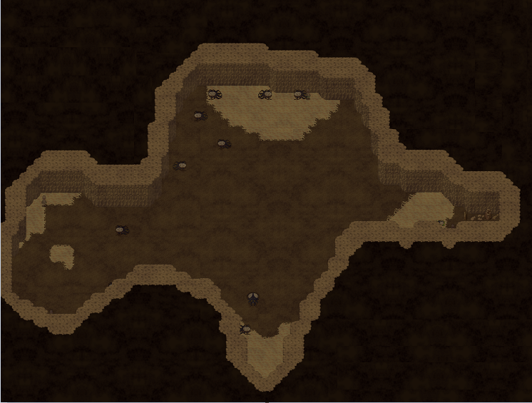 Deeper Desert Cavern Map