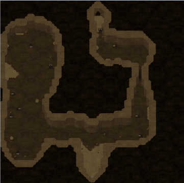 Secret Desert Cavern Map