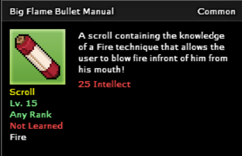 More information about "Big Flame Bullet Technique"