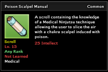 More information about "Poison Scalpel Technique"