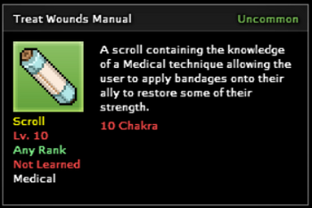 More information about "Treat Wounds Technique"