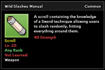 More information about "Wild Slashes Technique"