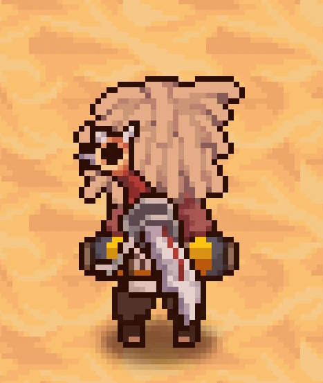 Blood Iron Fan Equipped